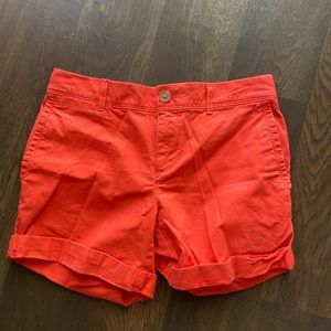 Orange Banana Republic Mid Shorts